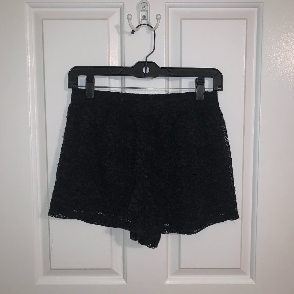 Hollister Black Lace Shorts